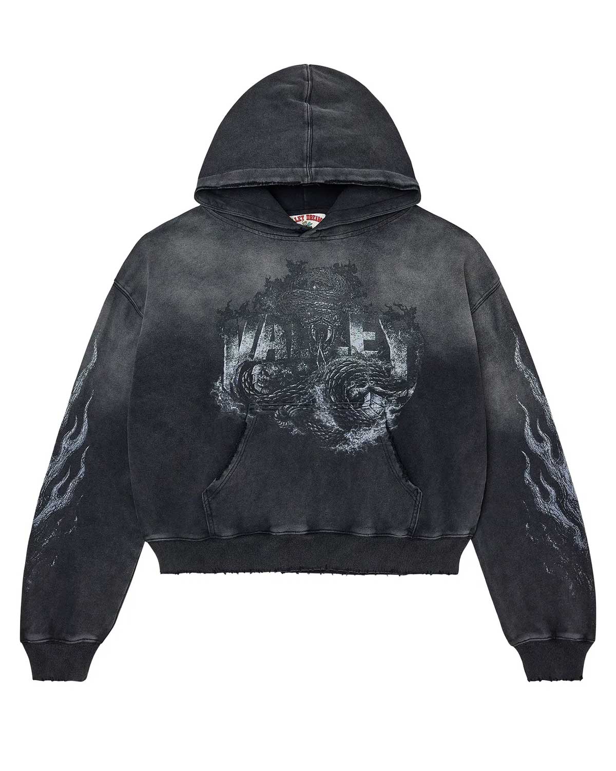 Vale Forever Serpent Mono Pullover Hoodie Black